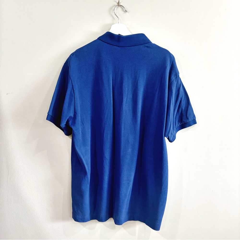 Lacoste Polo Shirt Men XXL Blue Classic Fit Cotton Preppy Casual Sportswear - Picture 5 of 7